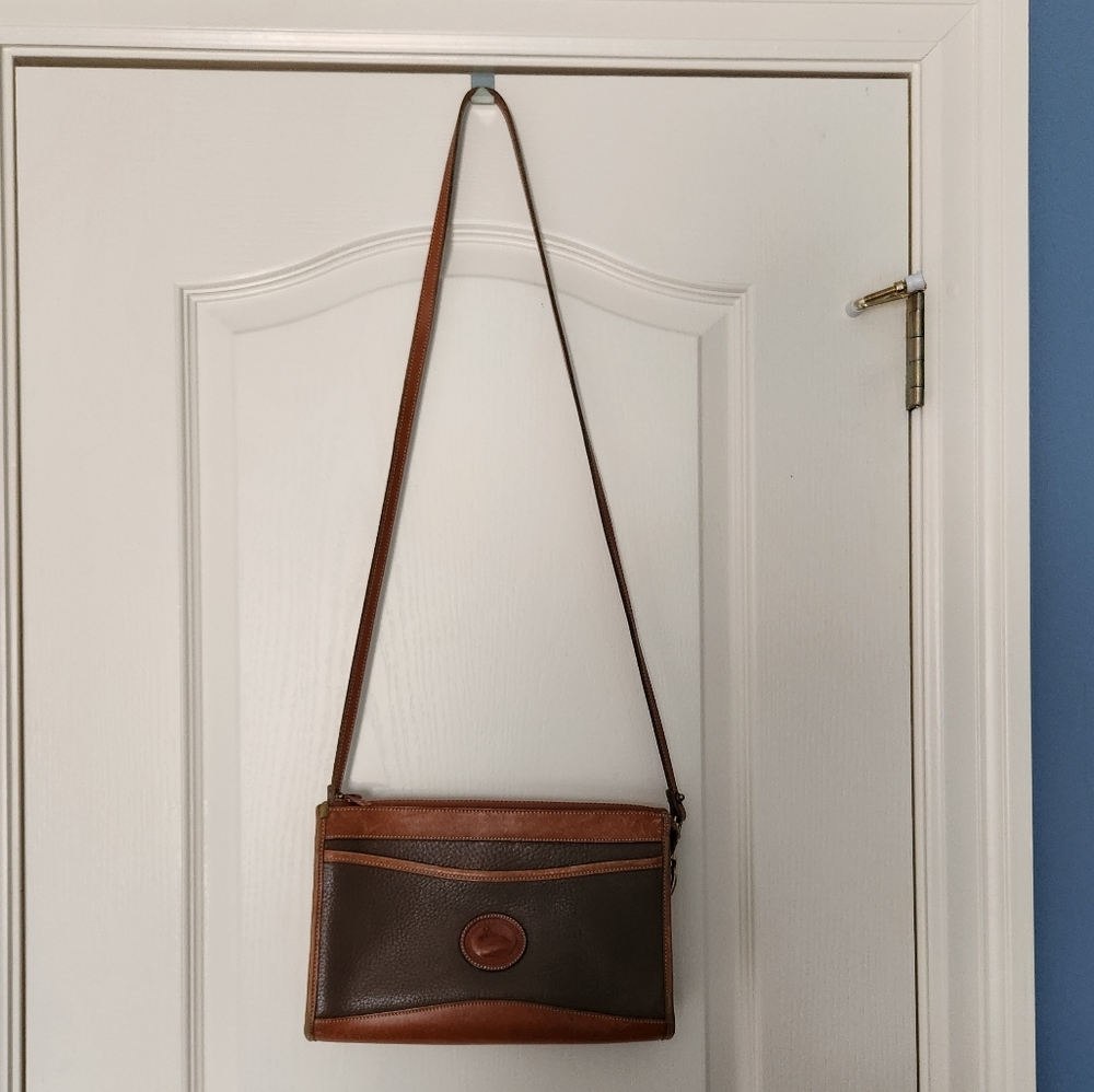 Vintage Dooney & Bourke All Weather Leather Crossbody Bag